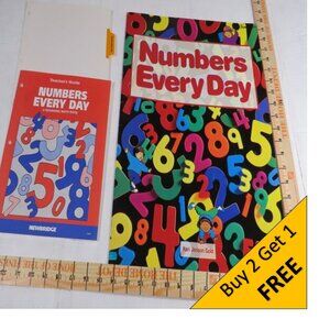 Numbers Every Day BIG BOOK (almost 2 feet tall) with teacher pages CLASSROOM